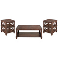 Alaterre Furniture Stockbridge 3-Piece Wood Living Room Set, Length: 26 ANSB0221162